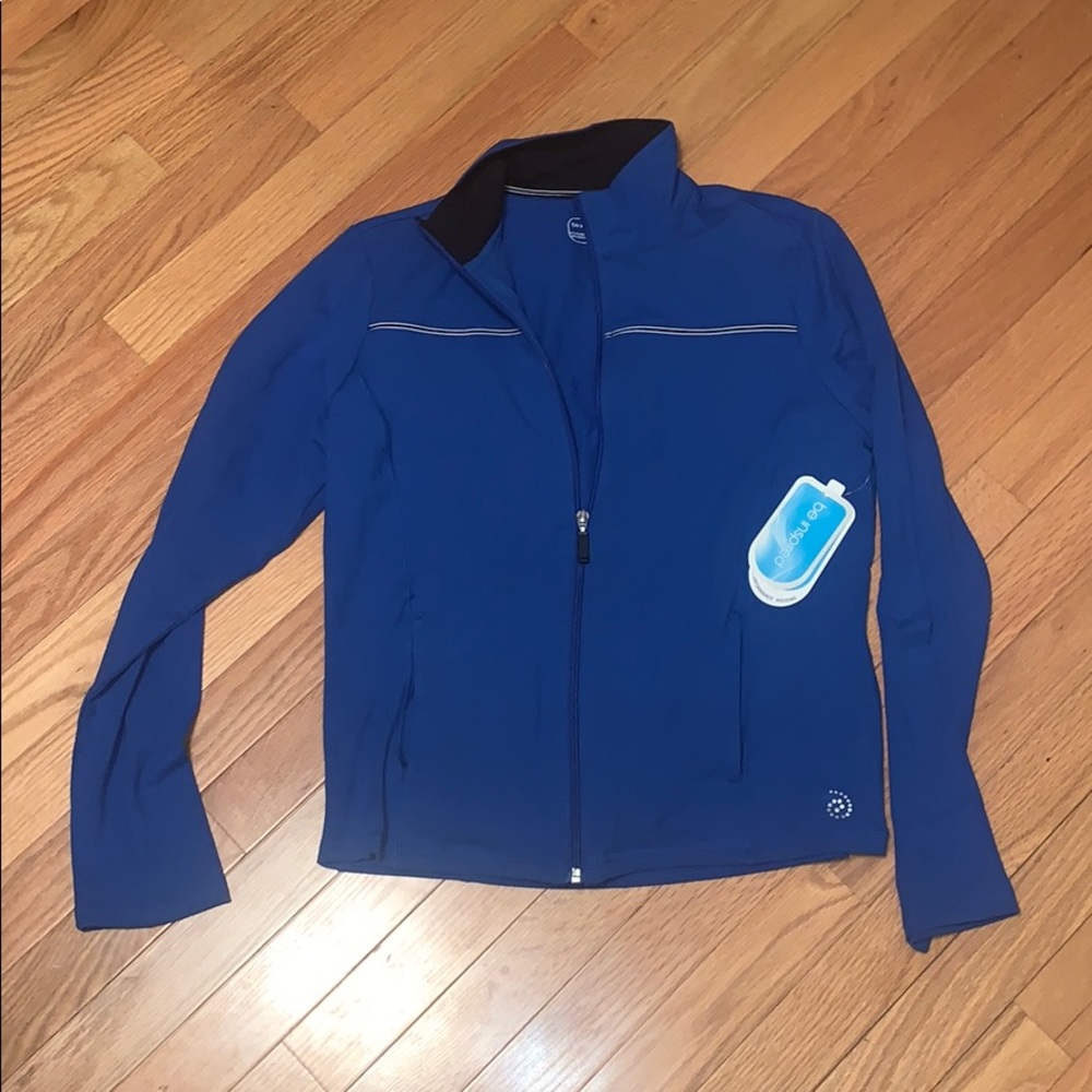 Be Inspired NWT Mock Neck Workout Zip Up Jack